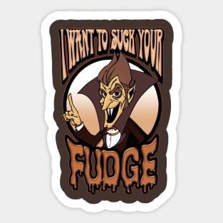 Count Chocula Slogan Sticker